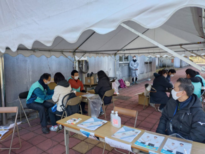 活動中